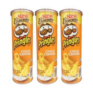 PRINGLES พริงเกิ้ล มันฝรั่งทอดกรอบ รสชีสซี่ ซีส 107 กรัม (แพ็ค 3 กระป๋อง)