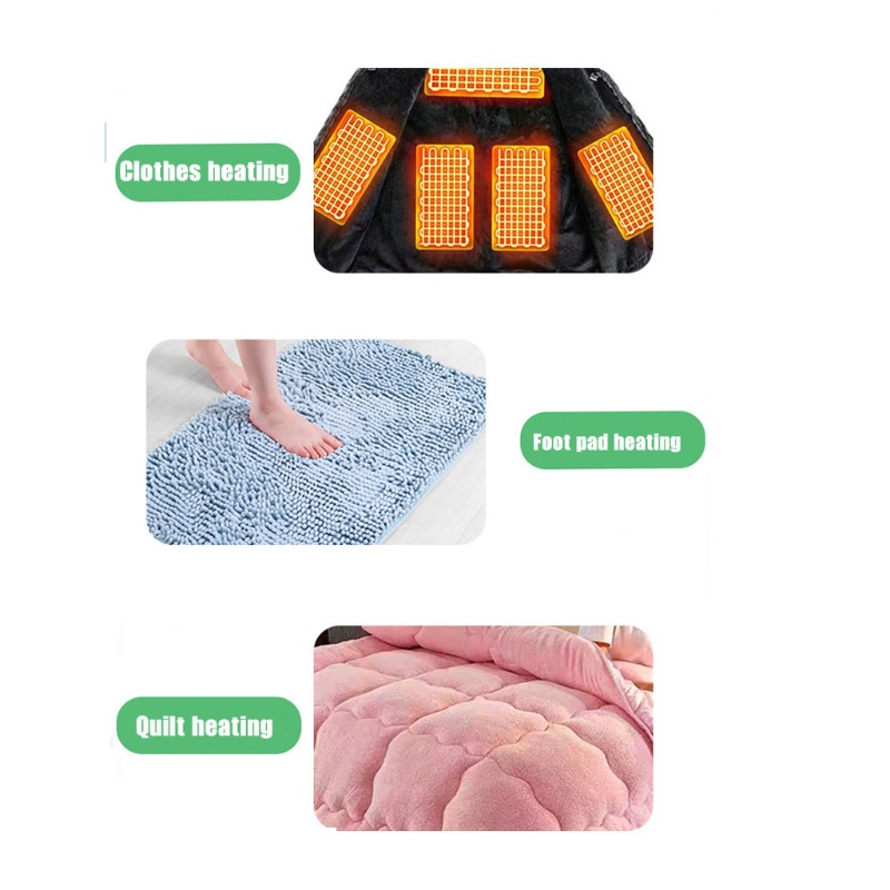 Bett แผ่นทําความร้อนมืออุ่น 5V USB เครื่องทําความร้อนฟิล์มไฟฟ้าฤดูหนาว Fever ความร้อน