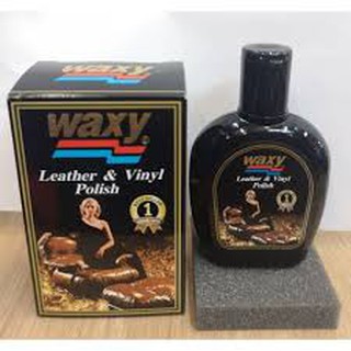 Waxy ขนาด 125 ซีซี และ ขนาด 265 ซีซี แว๊กซี่ น้ำยาบำรุงรักษาเครื่องหนัง Leather &amp; Vinyl Polish