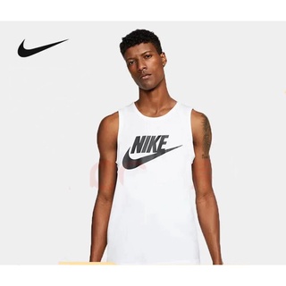 Nike แฟชั่นผ้าฝ้าย Sando/ทีกล้ามเนื้อสําหรับผู้ชาย d#e