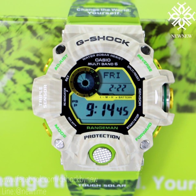 นาฬิกา G-SHOCK CASIO RANGEMAN LOVE THE SEA AND THE EARTH รุ่น GW-9404KJ-3 ของแท้ รับประกันศูนย์ 1 ปี