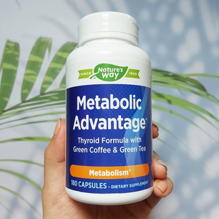 ผลิตภัณฑ์เสริมอาหาร ไทรอยด์ Metabolic Advantage 180 Capsules (Natures Way®)