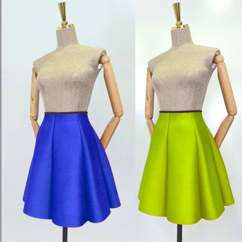 กระโปรง7ชิ้นผ้าโฟมสีพื้นสดใส - รูปที่ 2