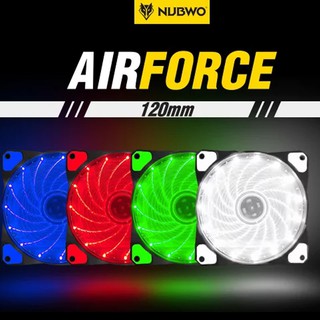 CASE FAN (พัดลมเคส) NUBWO AIRFORCE NFT100