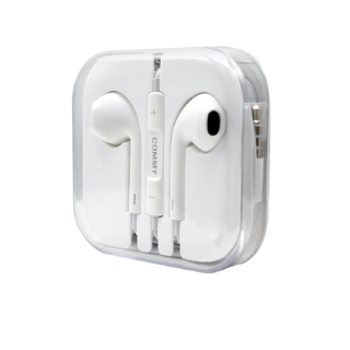 โปรโมชั่น : Commy หูฟัง Bright 6  Bass Stereo 3.5 mm หูฟังมีสาย หูฟังไอโฟน หูฟังbluetooth หูฟังสีขาว หูฟังไอโฟน