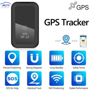 Hebian GF-22 GPS Tracker สําหรับรถยนต์ Mini Magnetic SOS GPS อุปกรณ์ติดตามยานพาหนะ