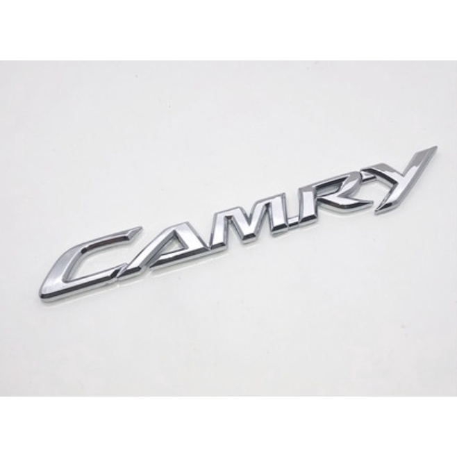 โลโก้ตัวอักษร แคมูรี่ โตโยต้า ฟ้อนปี 2012 - 2014 TOYOTA CAMRY Letter Logo Car Auto Rear Trunk Emblem Badge Sticker Decal
