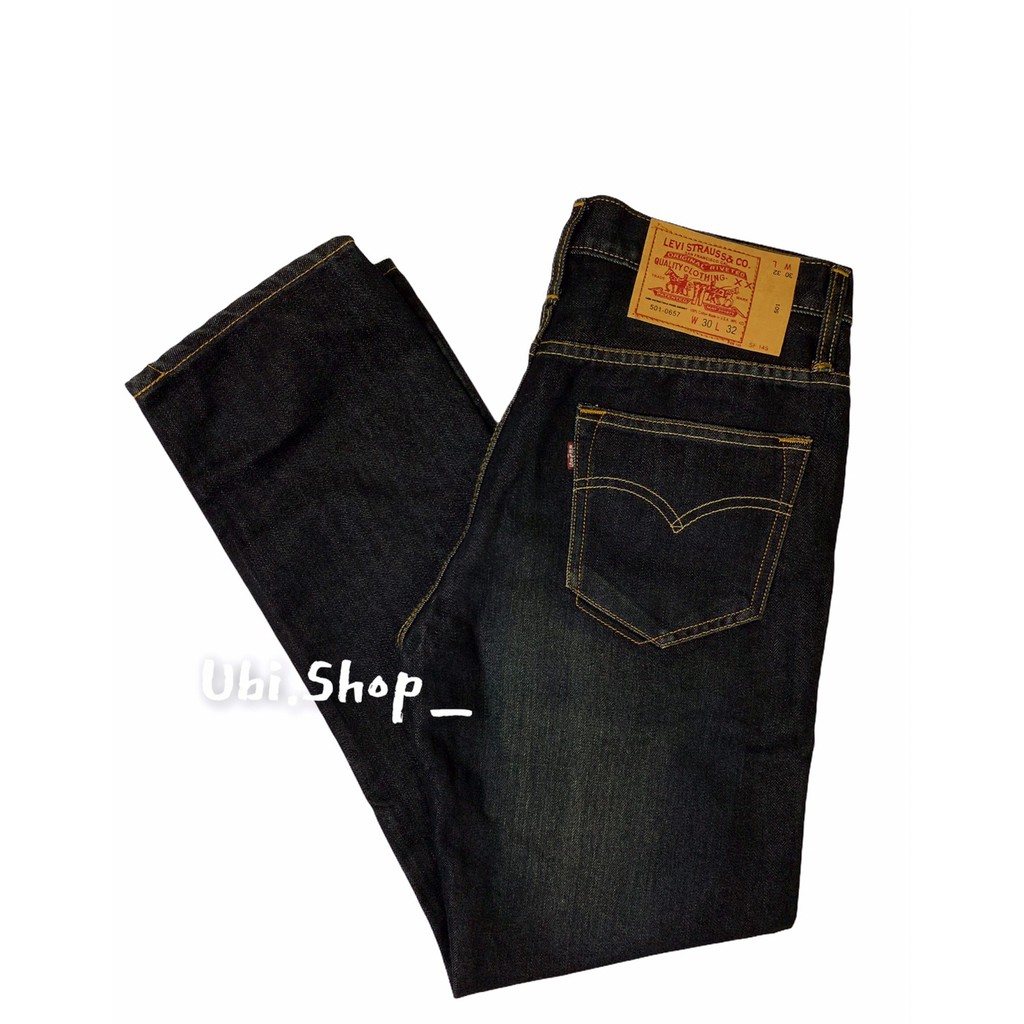 กางเกงยีนส์ LEVI’S 501-0657 ทรงกระบอกเล็ก สีสนิมดำรุ่น Limited Edition สินค้าคุณภาพห้าง ลดราคาสุดคุ้ม
