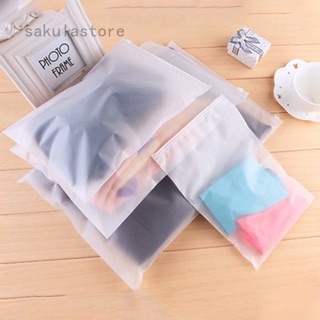 Zip bag เนื้อขุ่นมีฟันรูดปิด (100ใบ) มีรูเจาะระบายอากาศพร้อมส่ง