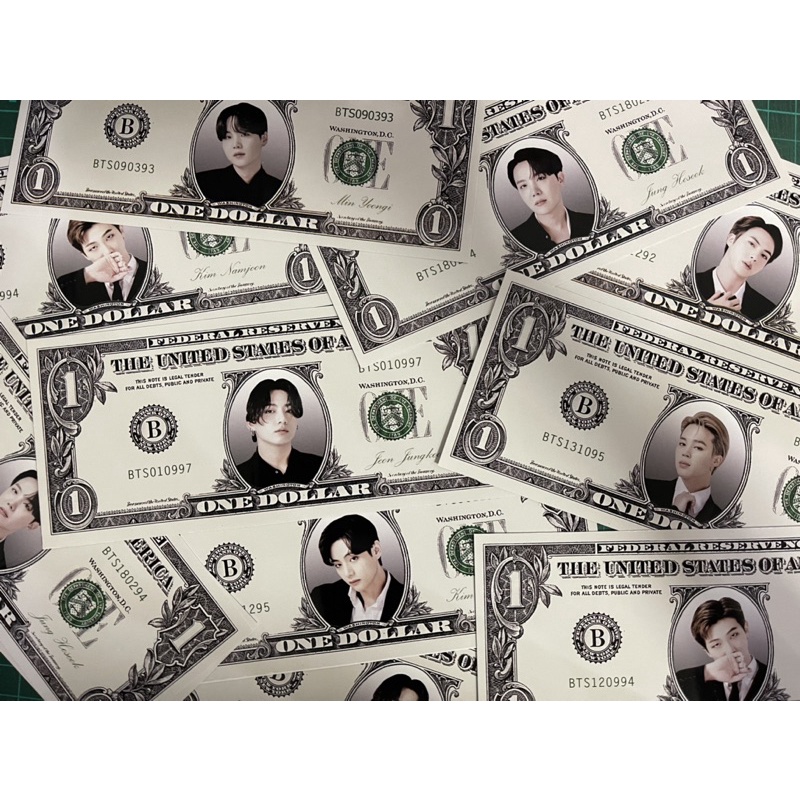 แบงค์บีทีเอส BTS แบงค์บังทัน มีเก็บเงินปลายทาง จองกุก วี จีมิน jungkook บีทีเอส