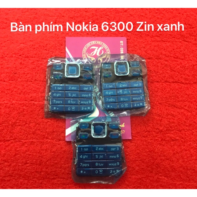 คีย์บอร์ด Nokia 6300 zin (สีน้ําเงิน)