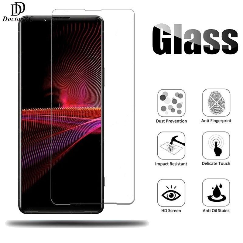 ฟิล์มกระจกใสสำหรับ Sony Xperia 1 5 10 VII IV II III Pro-I XZ2 XZ1 XZ2 XZS XZ XA1 Plus Premium Compac