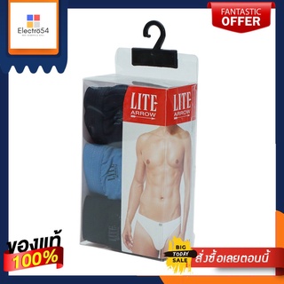 ARROW LITE กางเกงในชาย แพ็ค 3 ตัว สีฟ้า กรมท่า ดำ ไซส์ XLARROW LITE MEN UNDERWEAR PACK 3 COLOR BLUE NAVY BLACK SIZE XL