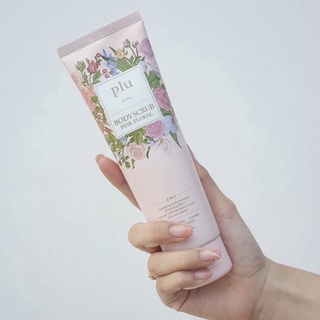 plu Body Scrub Pink Floral 200g. ของแท้100%