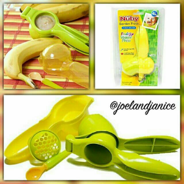 NUBY GF FRESH FOOD BABY PRESS/อาหารผลไม้โปรเซสเซอร์ Nuby Garden Fresh Food Baby Press