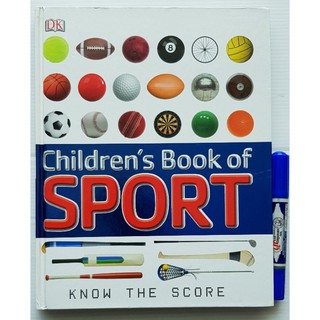 Childrens book of sport มีตำหนิเป็นรอยน้ำในบางหน้า