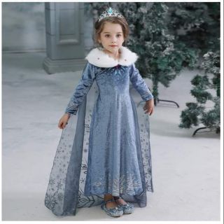เดรสเจ้าหญิงเอลซ่า เดรสยาว Frozen 2