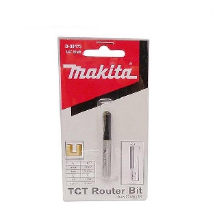 MAKITA ดอกเร้าเตอร์ แกน 1/4" ดอกตรง 6.5x20mm 733238-9 D-09173 มากีต้า