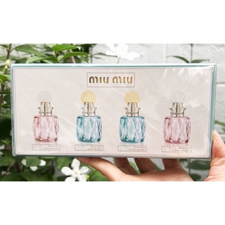 MIU MIU LEau Bleue Eau de Parfum and LEau Rosée Eau de Toilette Miniature Set