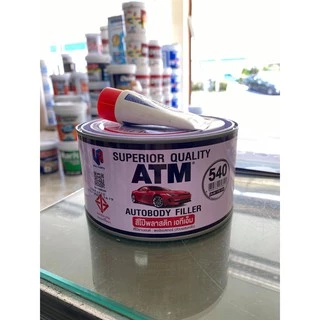 เอทีเอ็ม สีโป้วพลาสติก โป้วแดง (ATM Autobody Filler No. 540) ขนาด 1 กก.
