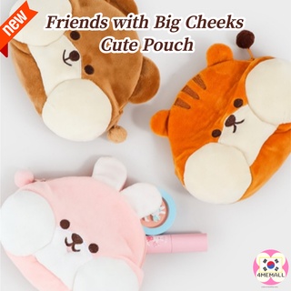 [Daiso Korea] Fall 2022 season limited - Friends with big cheeks cute face pouch