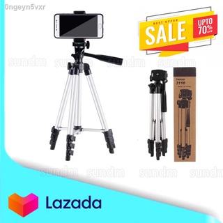 ขาตั้งกล้อง 3 ขา TRIPOD รุ่น 3110 คุณภาพคุ้มราคา FREE! หัวต่อสำหรับมือถือ พร้อมซองใส่ขาตั้งอย่างดี