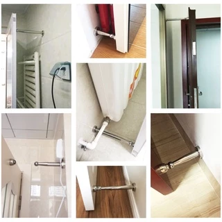 สแตนเลสกันชนแม่เหล็ก ยาวผู้ถือประตู Bump Tahan Pintu แม่เหล็กประตู