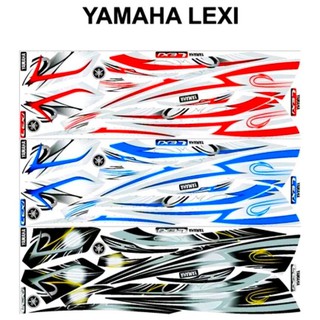 Lexi สติ๊กเกอร์ สําหรับติดตกแต่งรถมอเตอร์ไซค์ yamaha lexi