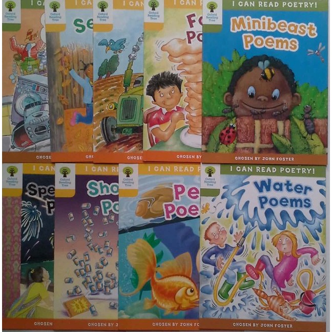 R61 Oxford Reading Tree - I can read poetry  หนังสือมือสอง ปกอ่อน บทกวี