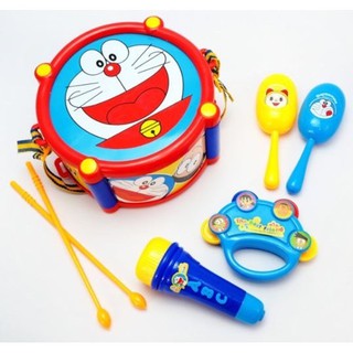 Doraemon โดราเอมอน ของเล่น ชุดอุปกรณ์ เครื่องดนตรี มี 2 สีให้เลือก ขนาด : 20x19x10 ซม. ลายลิขสิทธิ์แท้