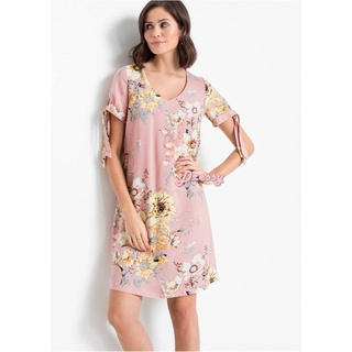 Body Flirt Floral Pink Dress