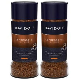 Davidoff Cafe Espresso 57 แดวิดอฟฟ์ คาเฟ่ เอสเพรสโซ 57 กาแฟสำเร็จรูป 100g. (แพคคู่)