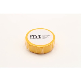 mt masking tape yellow (MT01P184) / เทปตกแต่งวาชิ สี yellow แบรนด์ mt masking tape ประเทศญี่ปุ่น