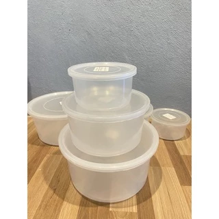 กล่องไมโคเวฟทรงกลม มี3ขนาดพร้อมส่ง ทนความร้อน เข้าไมโคเวฟได้ กล่องอาหาร