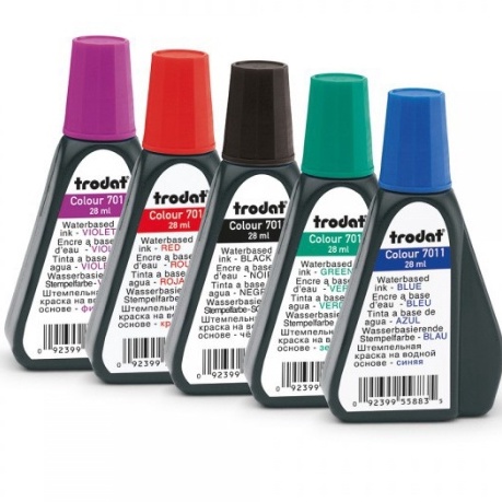 หมึกเติมตรายาง  trodat 28 ml. stamp ink หมึกตรายางปั้มกระดาษ