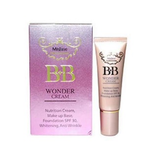 Mistine BB Wonder Cream15ml.บีบีครีม มิสทีน บีบี วันเดอร์ ครีม 15กรัม