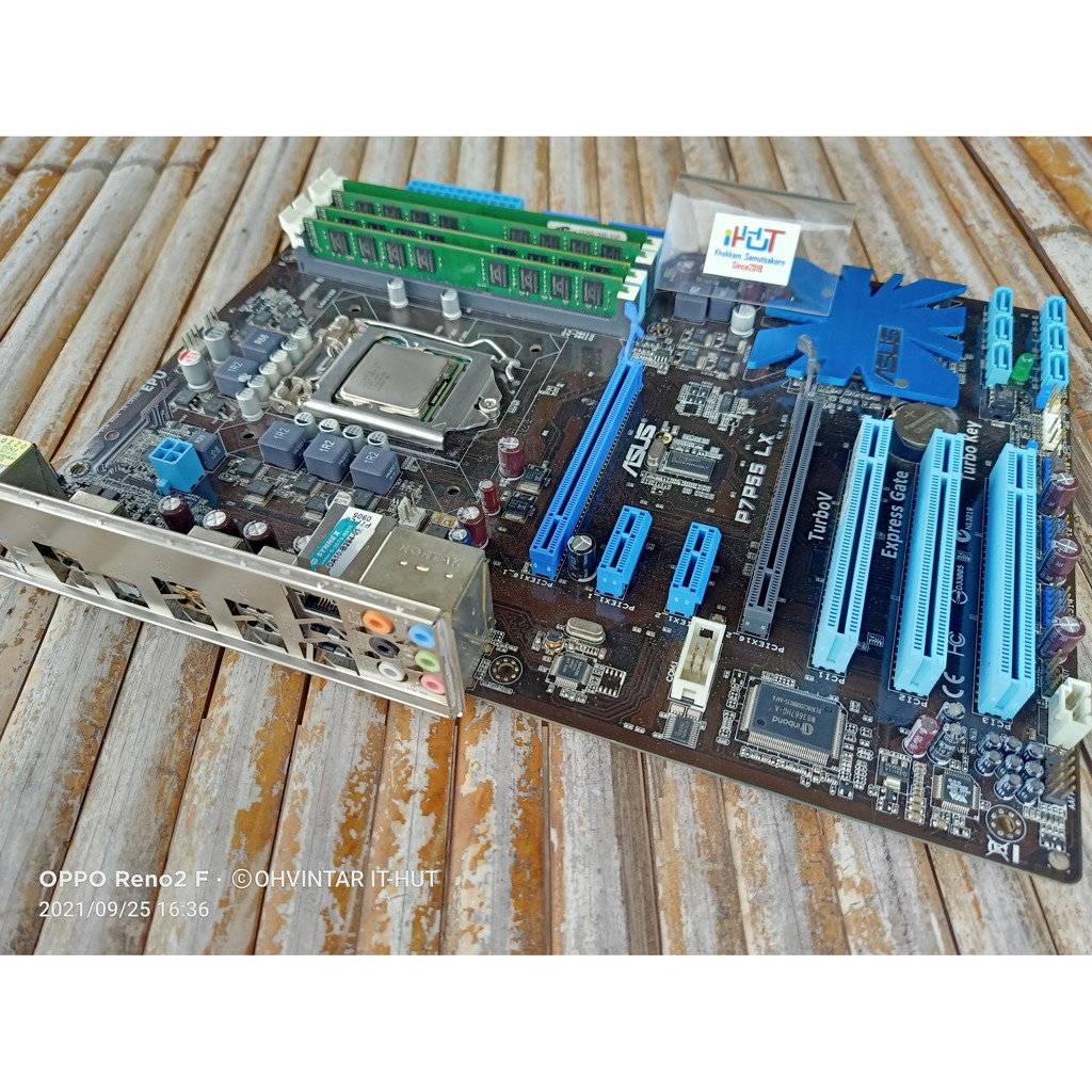 CPU Intel Core i5-760 + MAINBOARD ASUS P7P55 LX (1156 Set)