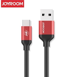 Joyroom สายชาร์จ Android 1.5 เมตร JR-S318 สีแดง/ดำ