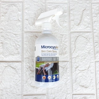 ไมโครซินเอเอช สเปรย์MicrocynAH Wound &amp; Skin Care Spray Liquid 500 ml.