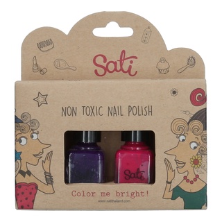 SATI - สีทาเล็บ NAIL POLISH MAGENTA &amp; SHOCKING PINK NP007