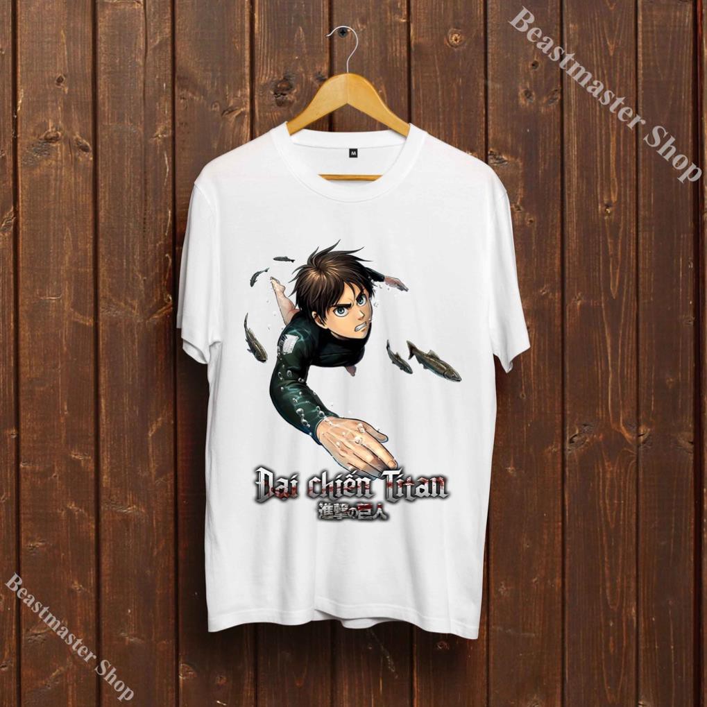 Unisex Eren Yeager - เสื้อยืด Unisex Attack on Titan - Cool Eren Yeager - EY-024