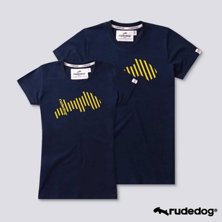 Rudedog เสื้อยืดชาย/หญิง สีกรม รุ่น Backslash (ราคาต่อตัว)