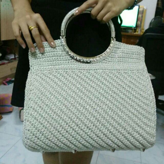 กระเป๋าถัก Handmade