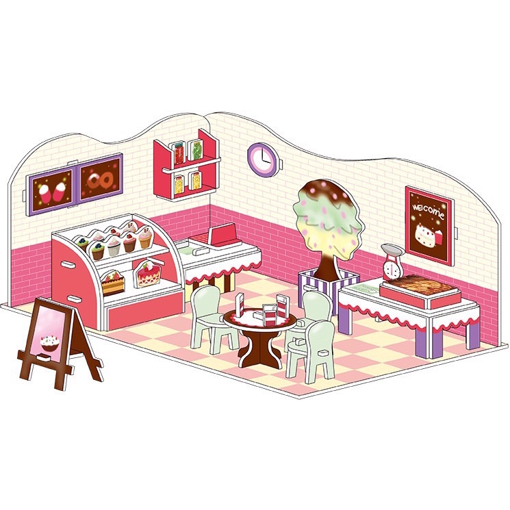 ของเล่นตัวต่อ โมเดลรถยนต์ 3D แฮนด์เมด DIY ตัวต่อกระดาษ - รูปที่ 4