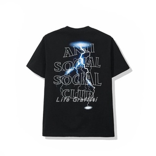 เสื้อยืดแขนสั้น พิมพ์ลายโลโก้ Anti Social Social Club ASSC สําหรับผู้ชาย และผู้หญิง