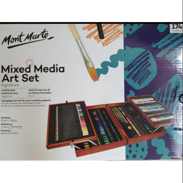 Mont Marte 12/24 Colors 50ml Professional Acrylic Paint Set