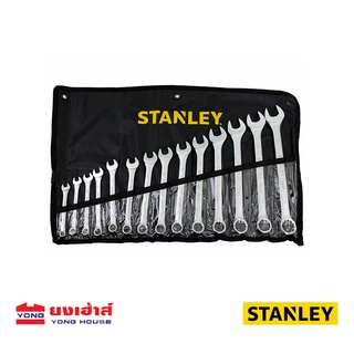 STANLEY ชุดประแจแหวนข้างปากตาย 14 ชิ้น แบบกระเป๋าผ้า รุ่น STMT80946-8 B 4715898220824