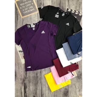 ‼️SALE‼️Adidas Women เสื้อยืดเทรนนิ่งสำหรับสตรี