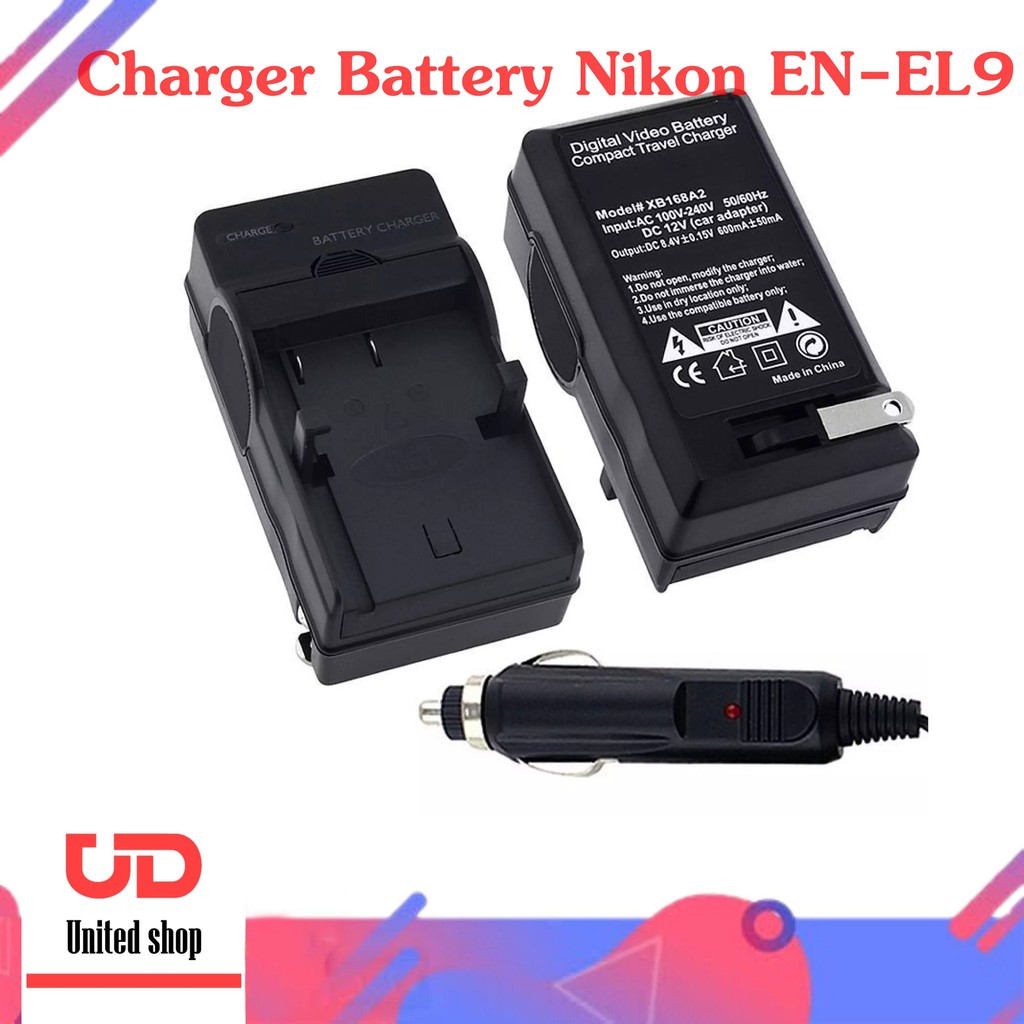 ที่ชาร์จแบตกล้อง แท่นชาร์จ แบตกล้อง Charger Battery Nikon EN-EL9 for Nikon D3000 D5000 D60 D40