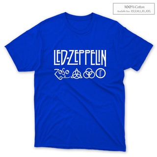 ใหม่ เสื้อเชิ้ต ลายโลโก้วงร็อค LED ZEPPELIN คุณภาพสูง (RR9)